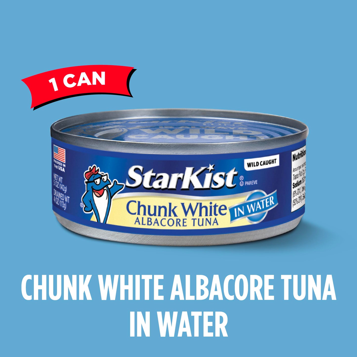 Starkist Chunk White Albacore Tuna In Water, 5 Ounce