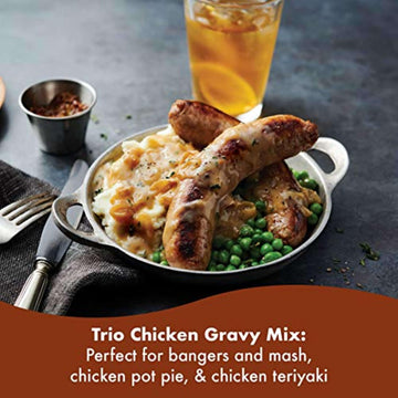 TRIO Chicken Gravy Mix, Dehydrated Food, Just Add Water, 22.6 oz Bag