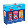 Nostalgia Kool-Aid Cotton Candy Flossing Sugar Party Kit 3-Pack, Black Cherry, Sharkleberry, Peach Mango, 3-16 Oz Bottles - 48 T
