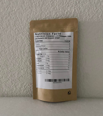 Lemongrass & Turmeric, Cinnamon, Java Turmeric, Lime & Aromatic Ginger - 30 Tea Bags