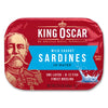 King Oscar Brisling Sardines in Water, 3.75-Ounce Cans (Pack of 12)