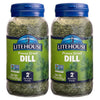 Litehouse Freeze Dried Dill - Organic Dill Weed Seasoning, Non-GMO, Gluten-Free, 0.35 Ounce (Pack of 2)