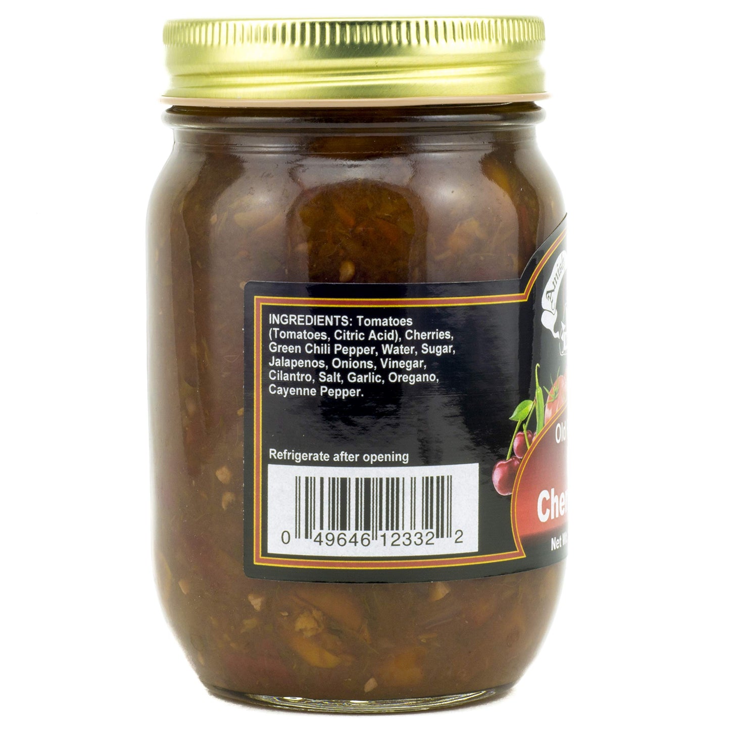 Amish Wedding Hot Cherry Salsa 14.5 Ounces (Pack Of 2)