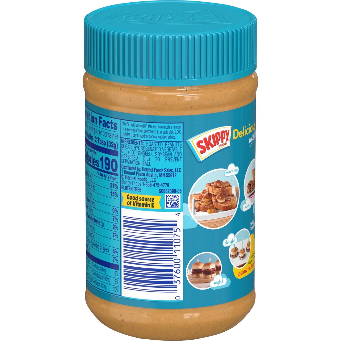 Skippy Creamy Peanut Butter, 16.3 Ounce (Pack Of 8)