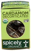 Spicely Organic Cardamom Decorticated 0.35 Ounce Ecobox Certified Gluten Free