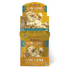 The Ginger People GIN GINS Spicy Turmeric Ginger Chews, 2.1oz Bag, Yellow, Pack of 12, Model 90534