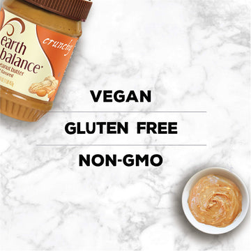 Earth Balance Crunchy Peanut Butter And Flaxseed, 16 Oz.