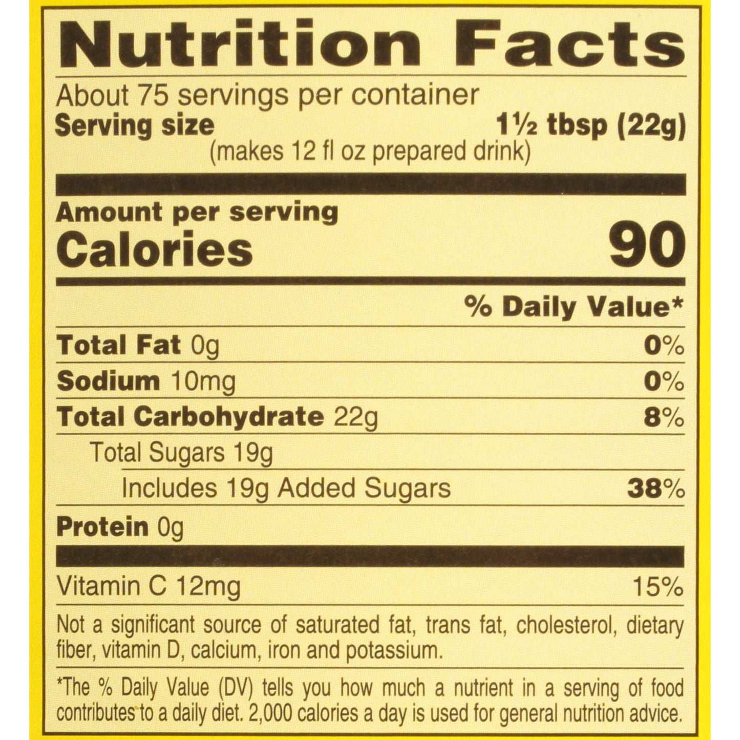 4C Powdered Drink Mix Cannisters, Lemonade, 28 Quarts, Family Sized Cannister, Thirst Quenching & Refreshing Flavors (Lemonade, 3.62 Pound (Pack Of 3))