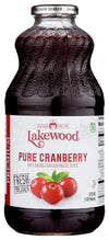 Lakewood, Pure Cranberry Juice, 32 Oz