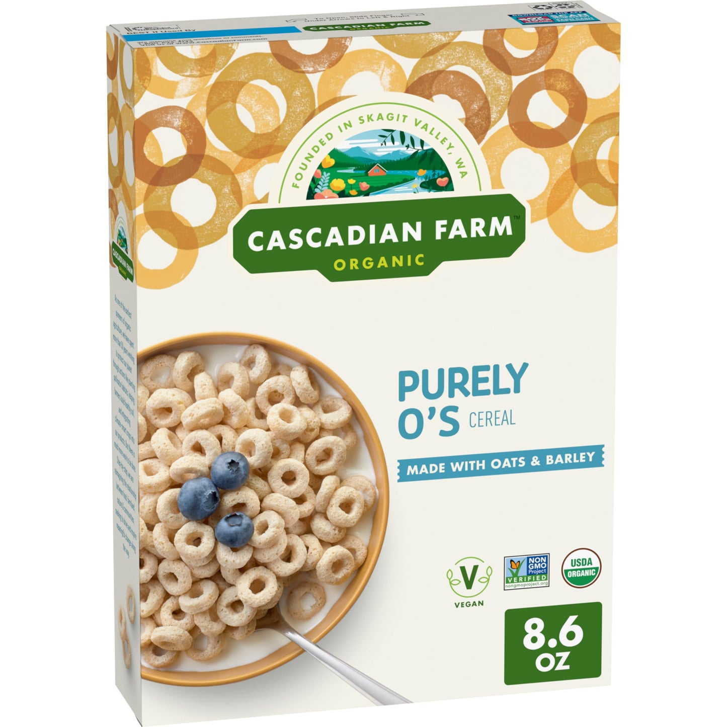 Cascadian Farm Organic Purely Os Cereal, 8.6 ounces