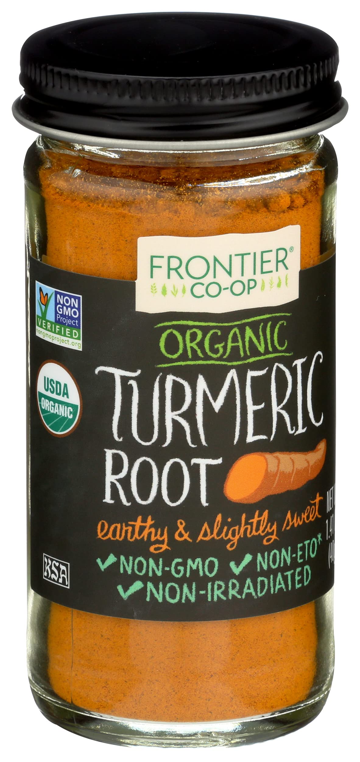 Frontier Herb Turmeric Root - Organic - Ground - 1.41 oz