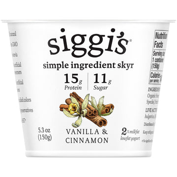 Siggis Skyr 2% Van Cinn (12X5.30)