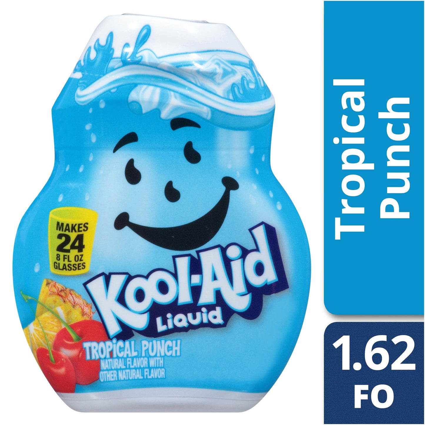 Kool Aid Tropical Punch Liquid Drink Mix, 1.62 Fluid Ounce - 12 Per Case.