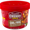 Campbell’S Chunky Soup, Chili Mac Soup, 15.25 Oz Microwavable Bowl