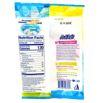 Hi-Chew Assorted Combo with Two 3.5-oz Packs including Tropical and Original