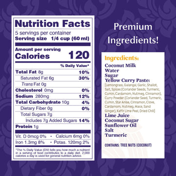 WATCHAREES Thai Yellow Curry Sauce | Vegan | 12 Ounce (Pack of 2)