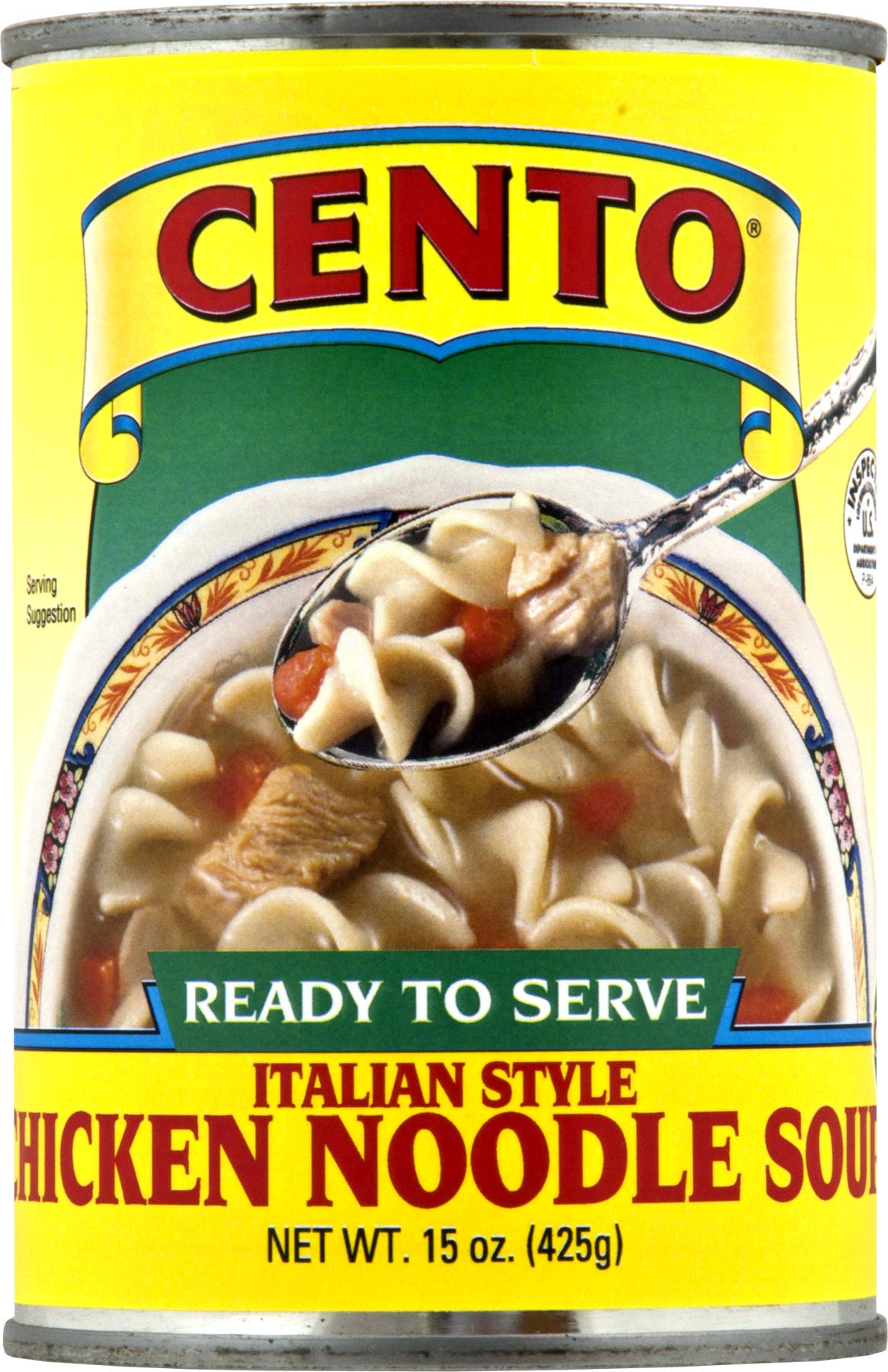 Cento Italian Style Chicken Noodle Soup, 15 Ounce Cans (Pack of 12)
