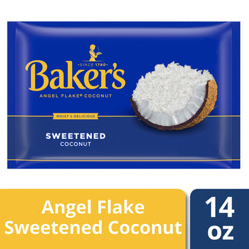 Baker's Angel Flake Coconut, 14 oz Bag (Pack of 6)