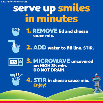 Kraft Easy Microwavable Macaroni And Cheese Cups With Nickelodeon Paw Patrol Pasta Shapes (4 Ct Pack, 1.9 Oz Cups)