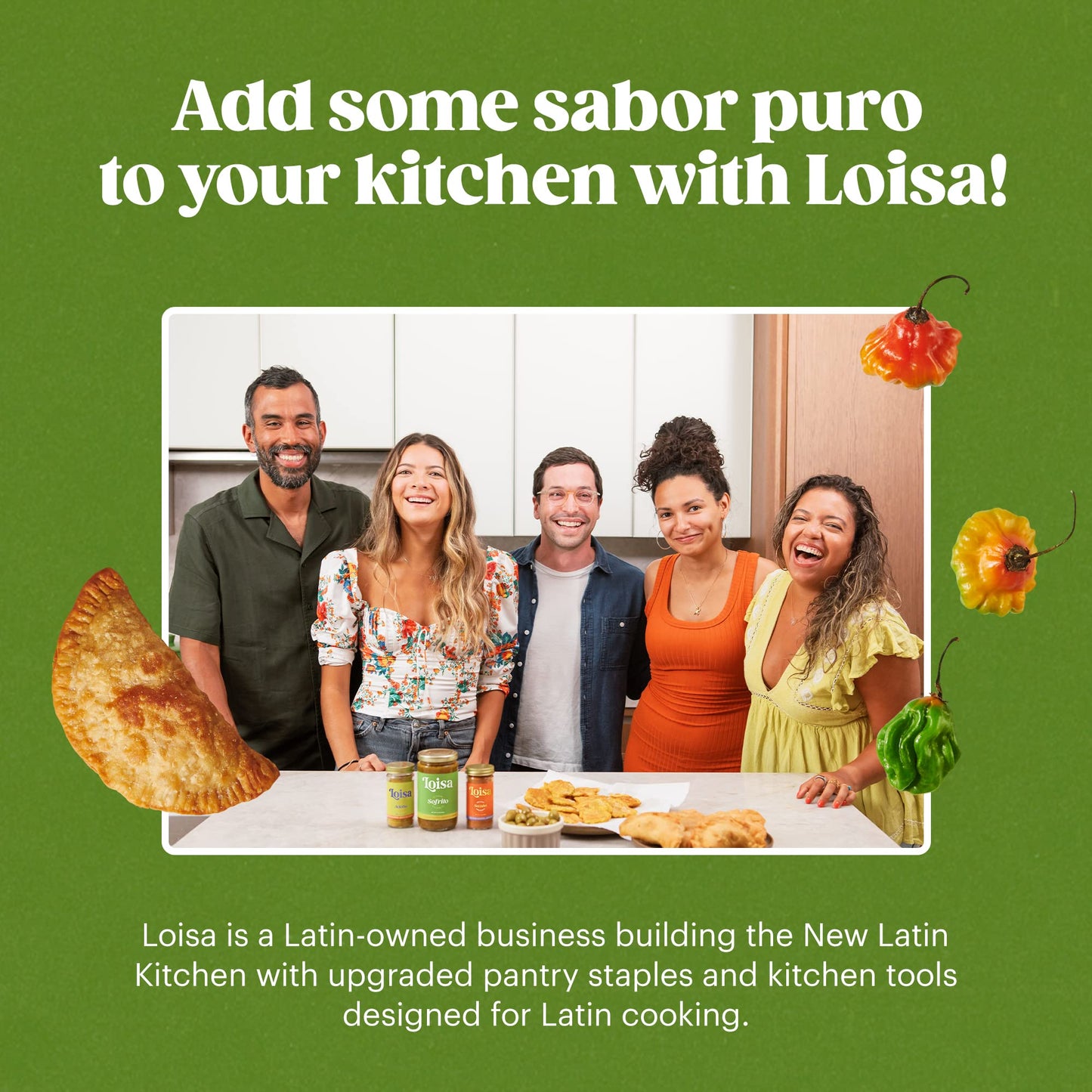 Loisa Adobo Seasoning, USDA Organic, Non-GMO, No-MSG, No Preservatives, No Artificial Coloring, No Artificial Flavors, 2.9oz, Pa