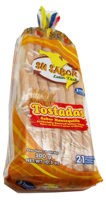 Su Sabor Butter Toast Tostadas de Mantequilla 10.5 ounces