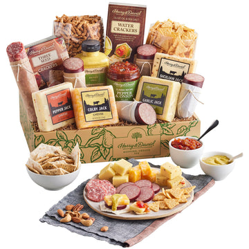 Harry & David Ultimate Meat And Cheese Gift Box, Charcuterie, Gift For Men, Snacks