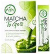 Aiya Matcha To Go Single Serve Packs - Ceremonial Grade Pure Matcha Green Tea Powder (10 Count)