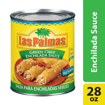 Las Palmas Green Chile Enchilada Sauce, Mild, 28 Ounce (Pack Of 12)