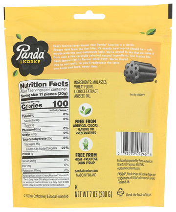 Panda All Natural Soft Licorice, 7 Oz.