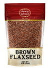 Spicy World Brown Flaxseed 2 LB Bag - Non-GMO, Whole, High in Fiber & Omega-3, Keto Friendly Baking, 32oz