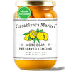 Casablanca Market Moroccan Preserved Lemons – Whole Non-GMO Lemons for Tagine or Couscous – 13oz Jar – Lemon Yellow