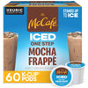 McCafe ICED One Step Mocha Frappe, Keurig Single Serve K-Cup Pods, 60 Count (6 Packs of 10)