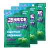 Joyride Gum - 3 Packs - Superfresh Spearmint - Aspartame & Sugar Free, Low Carb, Vegan, Healthy Chewing Gum - 50 Count (3 Pack)