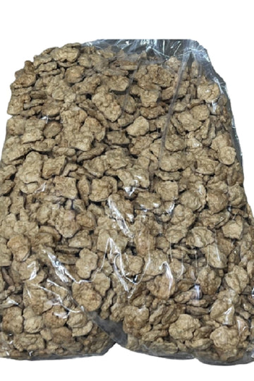 Mong Lee Shang Vegan Textured Vegetable Protein, Meatless Slices, Textured Soy Protein 11 LB (Meat Sliced)