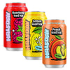 Halfday Prebiotic Iced Tea Cans, Variety 12 Pack, Supports Digestive Health & Gut Health, 8G Plant Fiber & Prebiotics, Gluten Fr