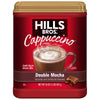 Hills Bros Instant Double Mocha Cappuccino Mix, Easy To Use, Enjoy Coffeehouse Flavor From Home, Frothy, Rich Chocolate, Brown,