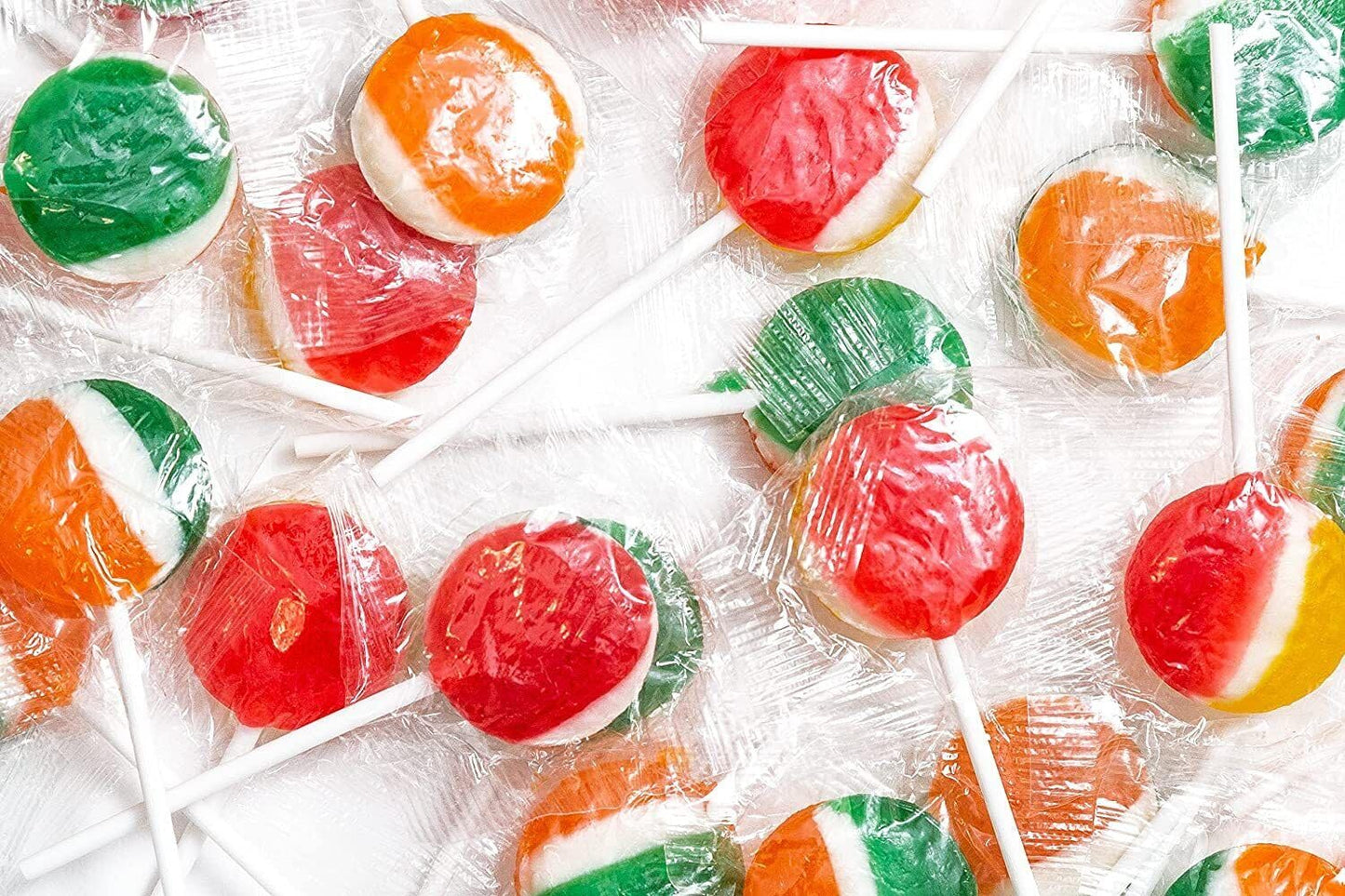 Bulk Lollipops - 5 Pounds - Suckers And Lollipops For Kids - Classic Lollipops - Flat Round Candy Pops Individually Wrapped
