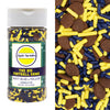 Mystic Sprinkles The Big Football Game Jimmy Mix 3oz Bottle (Navy Blue & Yellow Sprinkle Mix 3oz)