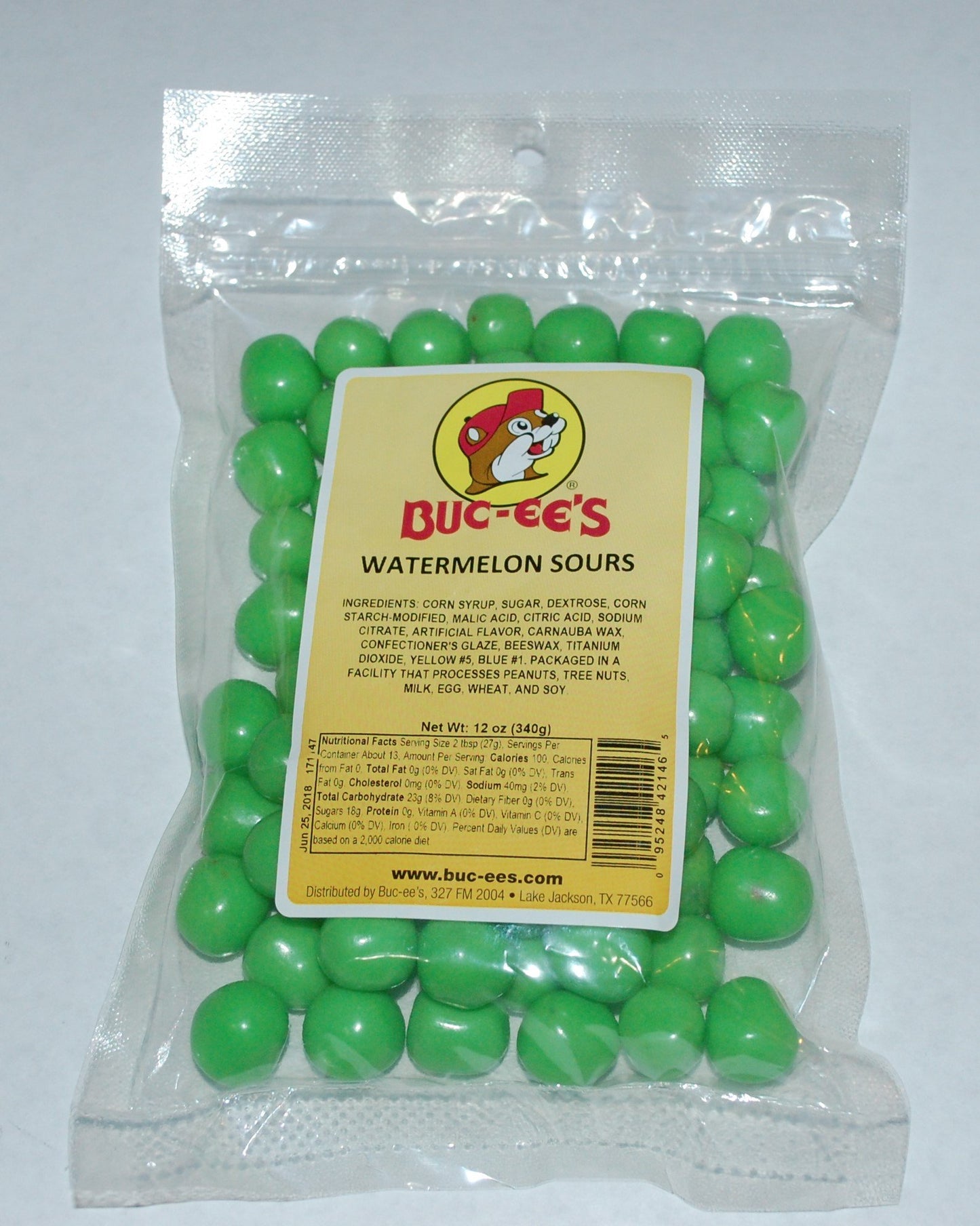 Buc-ees Sour Candy Bundle - Cherry Sours & Watermelon Sours