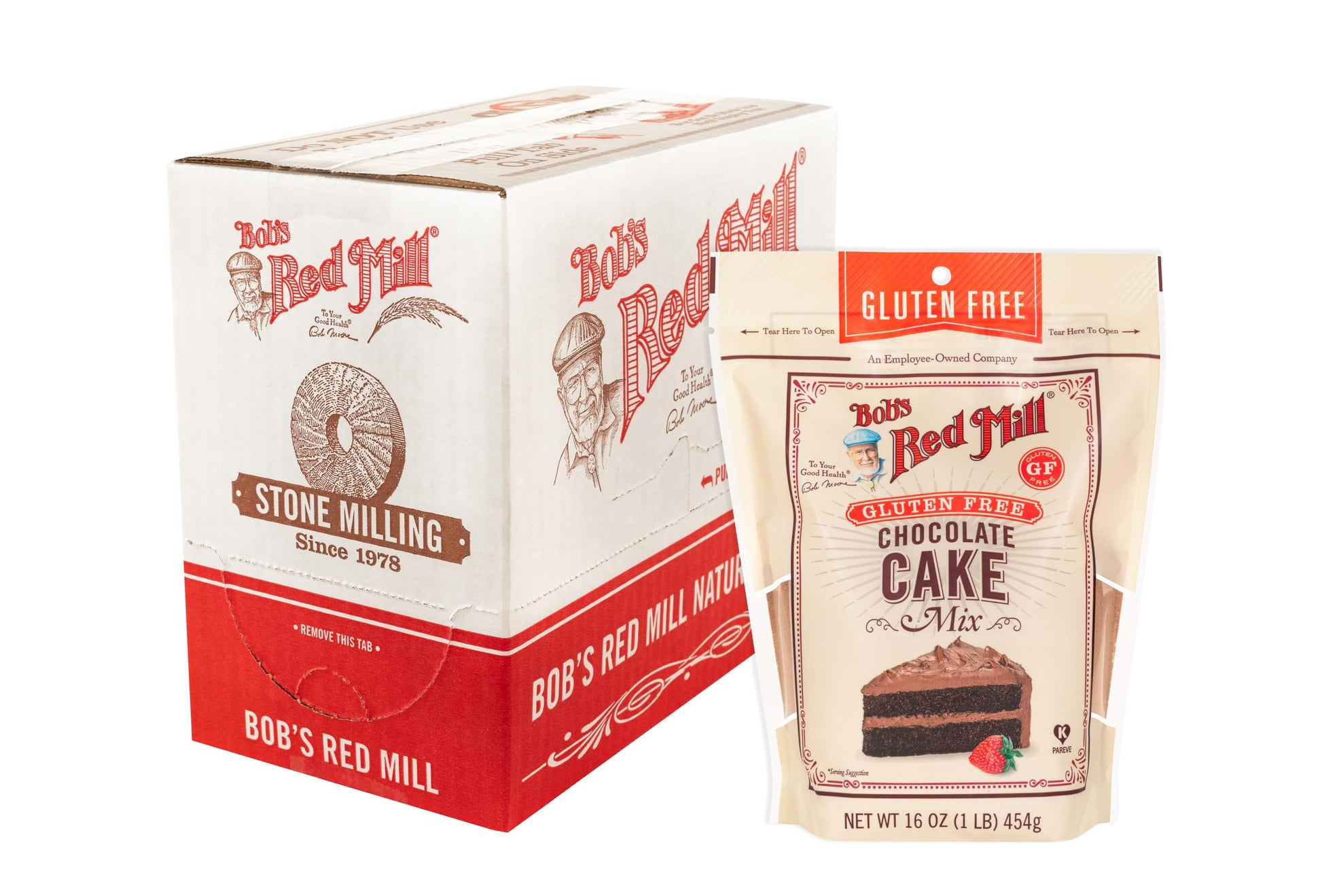 Bob's Red Mill Gluten Free Chocolate Cake Mix, 16 oz (Pack of 4)