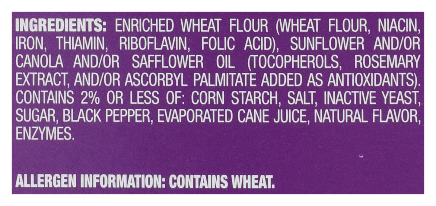 Miltons Salt & Pepper Gourmet Crackers, Vegetarian Friendly, Kosher, Non-GMO, 6.8 Ounce (Pack of 8)