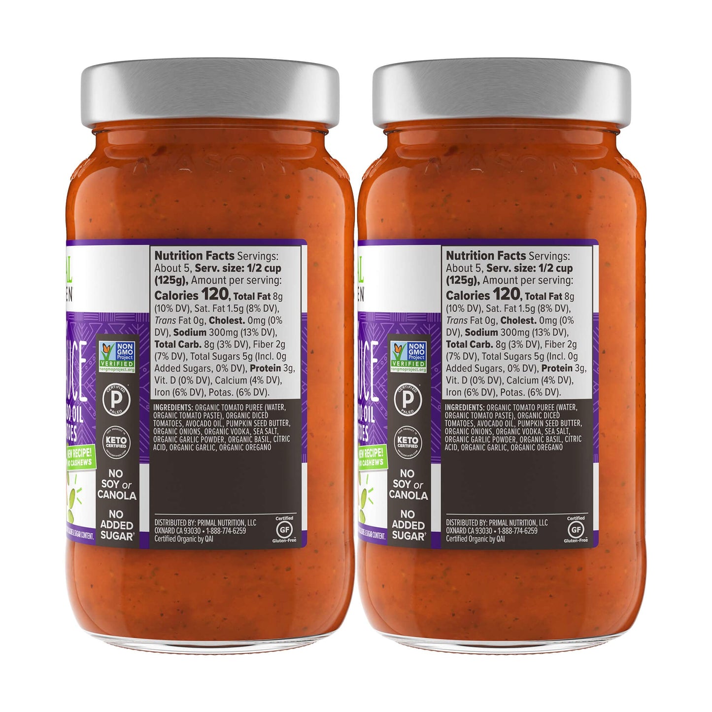 Primal Kitchen No Dairy spirit-inspired flavor Sauce, No Added Sugar, 1.5 lb (Pack of 2)