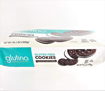 Glutino Chocolate Vanilla Cream Cookies, Gluten Free 10.5 OZ