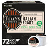 Tully s Coffee Italian Roast, Keurig Single-Serve K-Cup Pods, Dark Roast Coffee, 72 Count