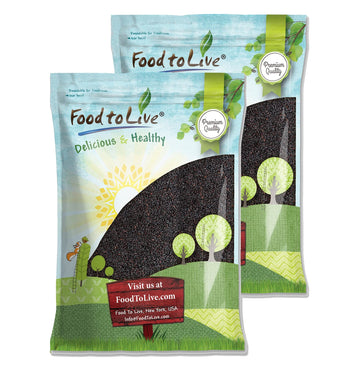 Food To Live Black Rice, 24 Pounds Medium-Grain Rice, Kosher, Vegan, Bulk. Nutty, And Sweet Flavor. Rich In Antioxidants And Die