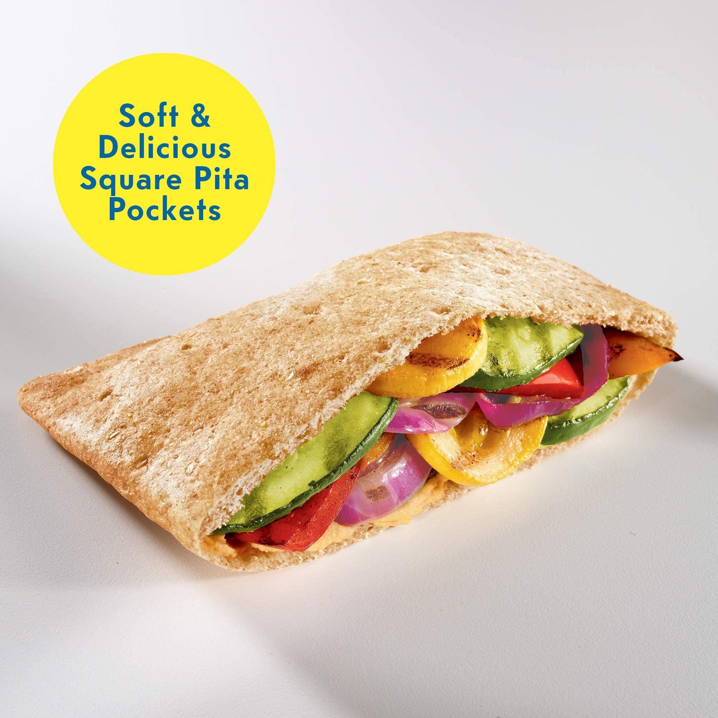 Toufayan Smart Carb Smart Pockets Pita Bread | Low Carb, Low Calorie, Vegan (3 Pack, 18 Pitas Total)