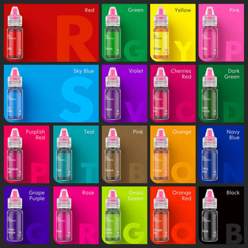 Gel Food Coloring,18 Food Coloring Gel Set for Cake, Cookie Easter Egg Decorating, Cherrysea Edible Vibrant Gel Food Dye for Bak