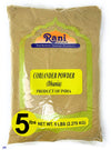Rani Coriander Ground Powder (Indian Dhania) Spice 80Oz (5Lbs) 2.27Kg Bulk ~ All Natural | Salt-Free | Vegan | No Colors | Gluten Friendly | Non-Gmo | Indian Origin