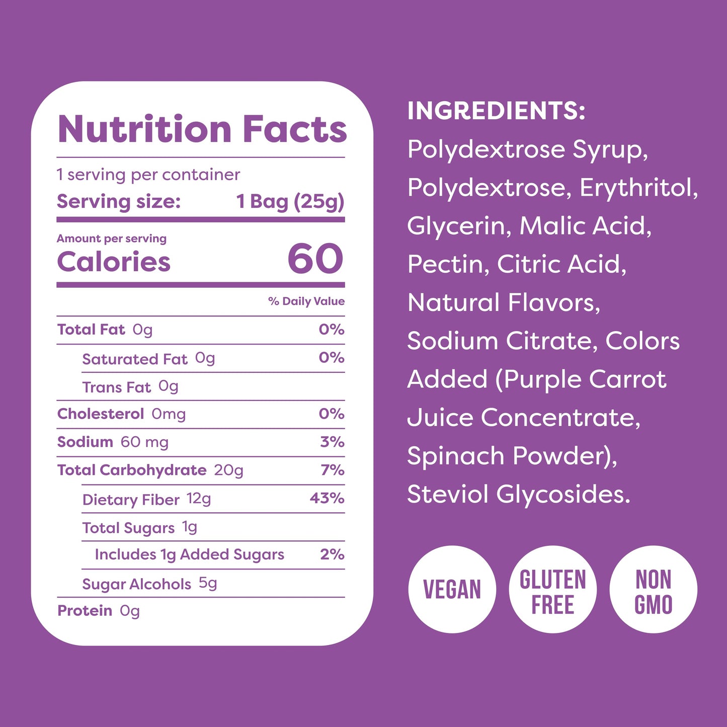Kiss My Keto Sour Gummy Worms – Low Carb, 1g Sugar, High Fiber – Pack of 16