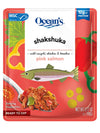 Ocean's Shakshuka w/Pink Salmon | 3.17oz - 6 Pack | Wild Caught | Skinless & Boneless | Ready-to-eat | (6-Pack, Shakshuka)